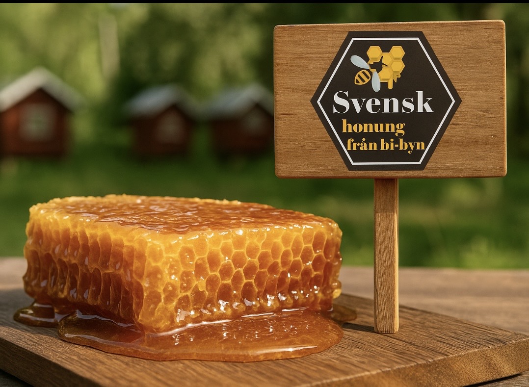 Honung i vaxkaka